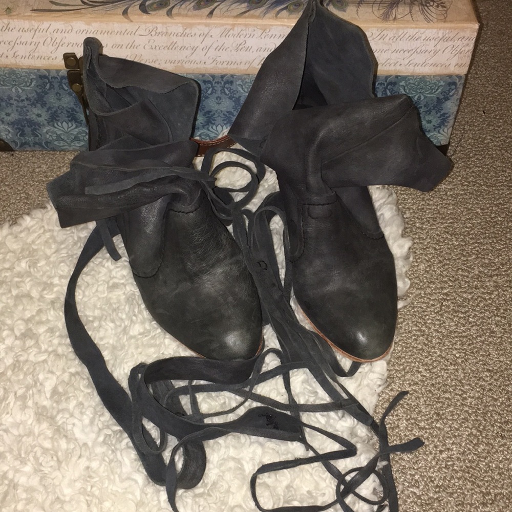 Free People leather boots size 7